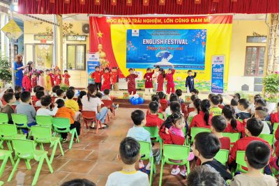Trung tâm anh ngữ Ocean Edu – chi nhánh Ocean Edu Ninh Bình tổ chức giao lưu Tiếng Anh tại Trường Mầm non Nam Bình