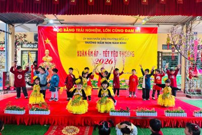RỘN RÀNG SẮC XUÂN TẠI TRƯỜNG MẦM NON NAM BÌNH CHUỖI HOẠT ĐỘNG “XUÂN ẤM ÁP – TẾT YÊU THƯƠNG” 2026