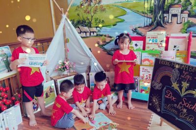 NGÀY HỘI SÁCH VÀ VĂN HÓA ĐỌC VIỆT NAM TẠI TRƯỜNG MẦM NON NAM BÌNH